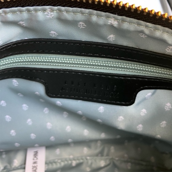 NEW Gray Haus: Soho Woven Black Bag Purse Jilly Box Summer 2025 Vegan Leather - Picture 8 of 10